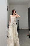 MUTEDANCE silk floral-dyed dress MD22FW18 PM44